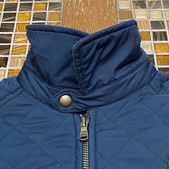 Ralph Lauren Quilted Patch Elbows Girls Jacket - Picture 3 of 8